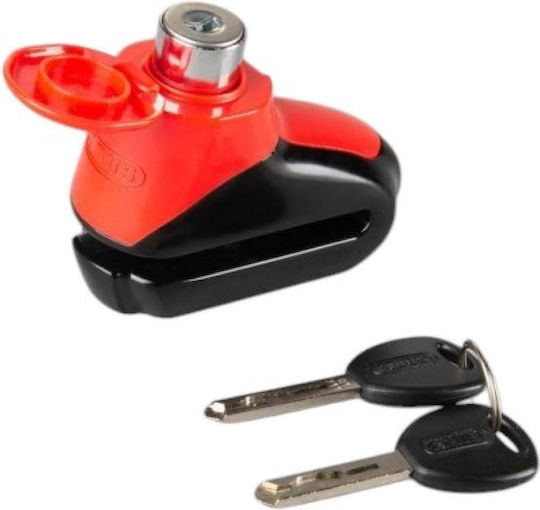 Abus Motorcycle Disc Brake Lock with 5mm Pin in Red