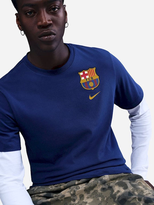 Nike Fc Barcelona Tricou Sport Albastru HQ8396-455 | Skroutz Romania