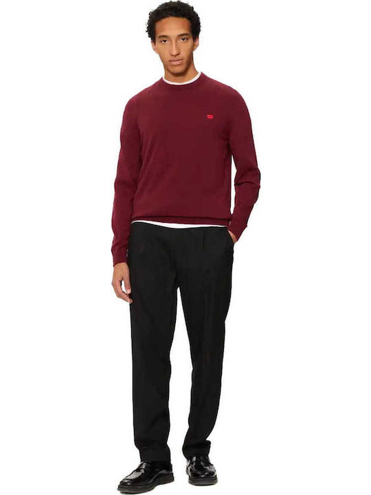 San Langarm-Pullover Burgundy