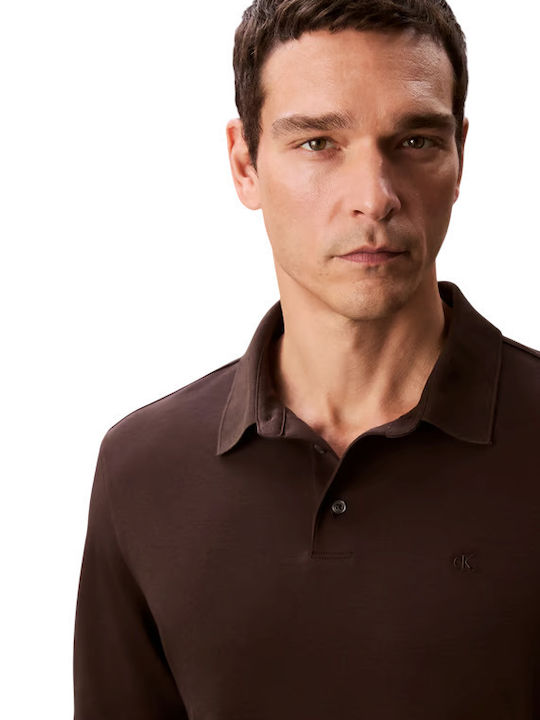 Calvin Klein Polo Bluse Chocolate Torte Calvin Klein Polo Bluse Chocolate Torte