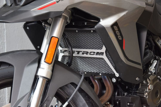 C-Racer Προστατευτικό Ψυγείου Μοτοσυκλέτας Suzuki V-Strom 800 Μαύρο