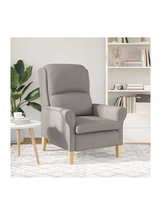 Ohrensessel Taupe 76x94x102cm