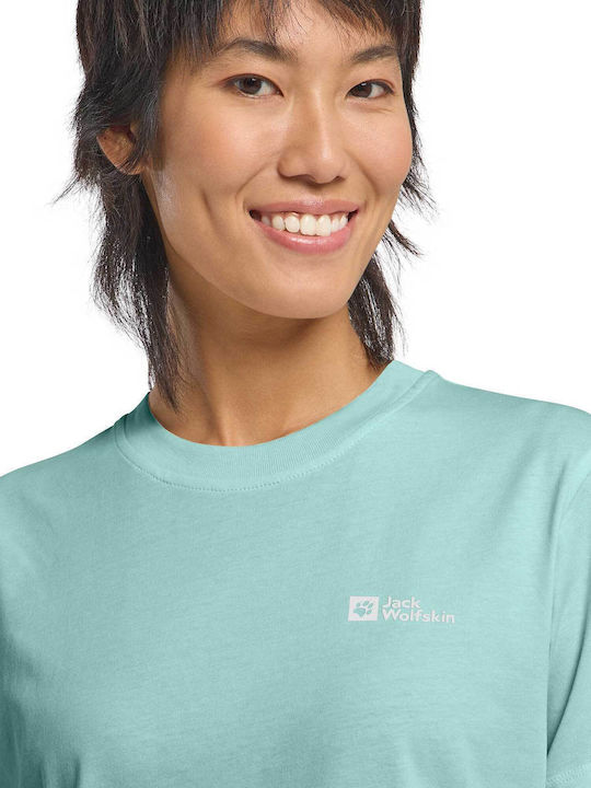 Women's Blouse Cotton Short Sleeve Green