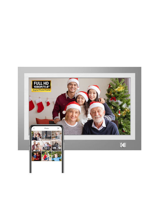 Kodak Digital Photo Frame with WiFi Gray RWF-116GR 6972072903272