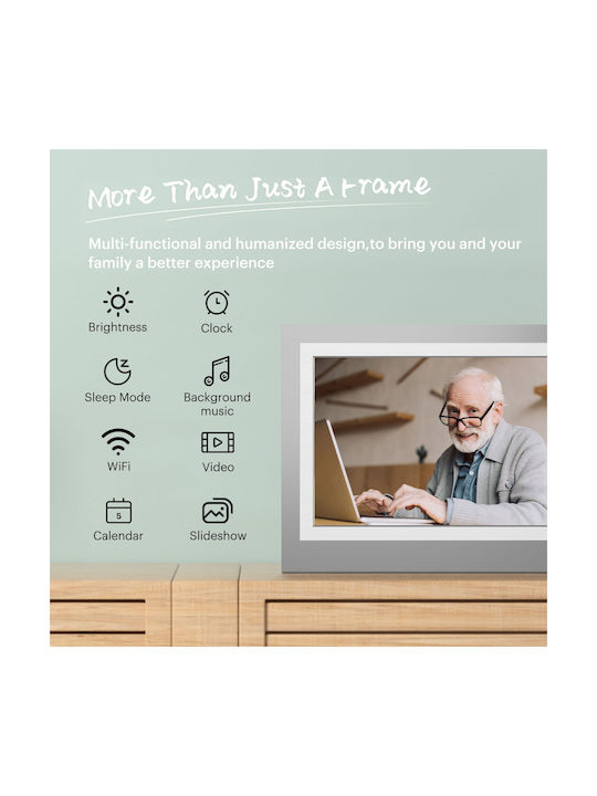 Kodak Digital Photo Frame with WiFi Gray RWF-116GR 6972072903272