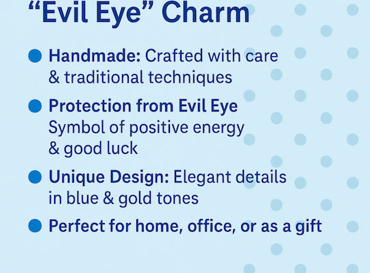 Hanging Handmade Eye 12cm