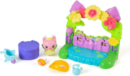 Spin Master Gabby's Dollhouse Queen Kitty Fairy's Garden Balcony for Ages 3 Plus