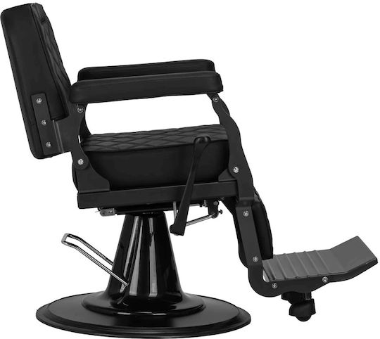 Barber Equipment Scaun Bărbierul Negru cu Înălțime Reglabilă