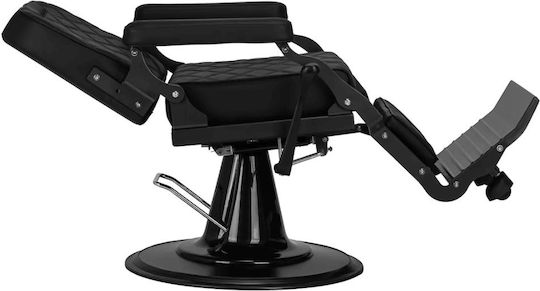 Barber Equipment Scaun Bărbierul Negru cu Înălțime Reglabilă