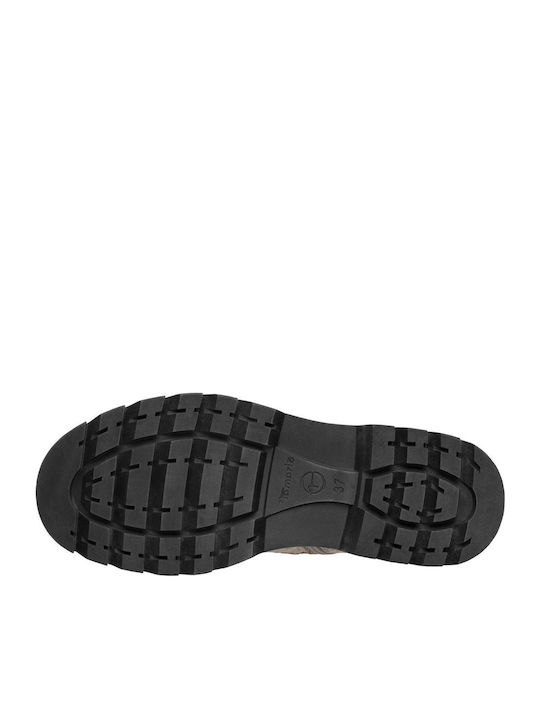 Ghete dama de piele Bocanci Bej