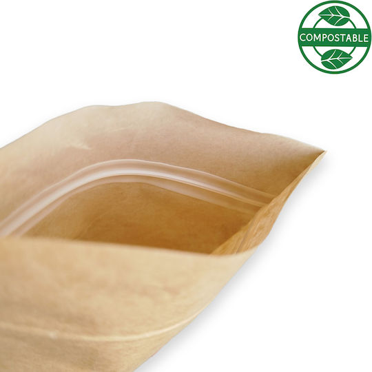 thessPACK Σακουλάκι Χάρτινο Kraft 100τμχ 18.5x11cm