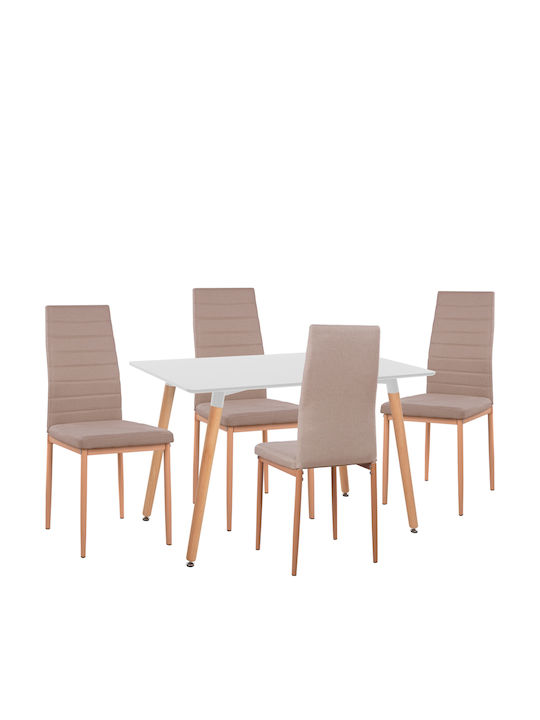 Dining Room Minimal 5pcs 120x120cm