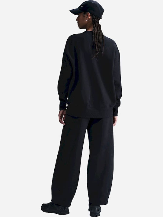 Sportswear Long Women's Sweatshirt Black