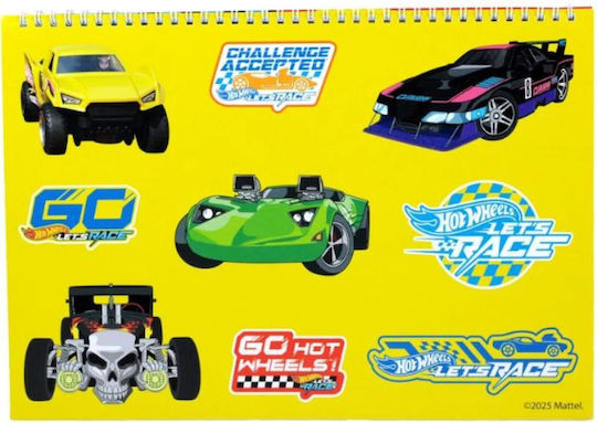 Gim Μπλοκ Ζωγραφικής Hot Wheels