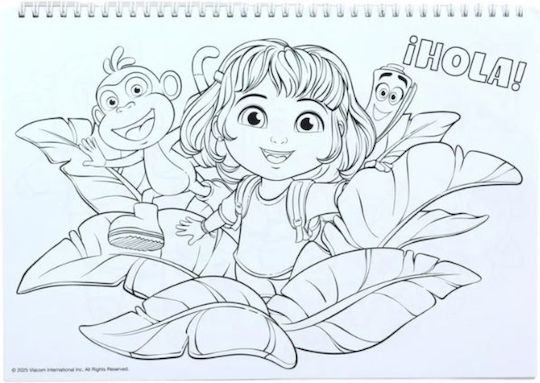 Gim Drawing Pad Dora The Explorer 1pcs