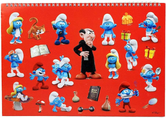 Gim Drawing Pad Smurfs 1pcs