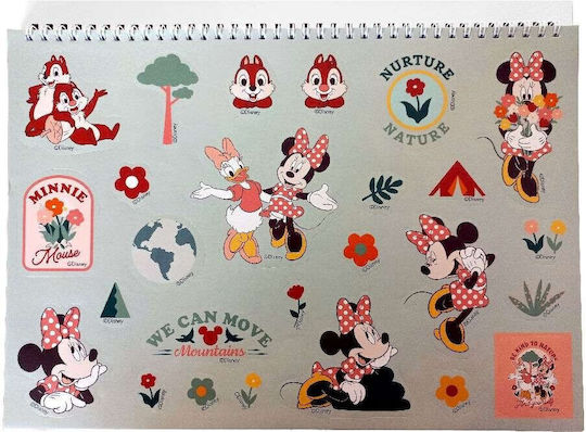 Gim Μπλοκ Ζωγραφικής Minnie A4 21x29.7cm