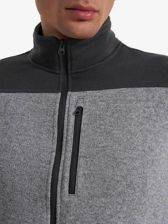 Ανδρική Ζακέτα Fleece Grey