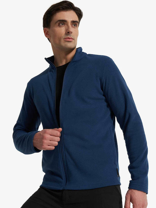 Ανδρική Ζακέτα Fleece Blue