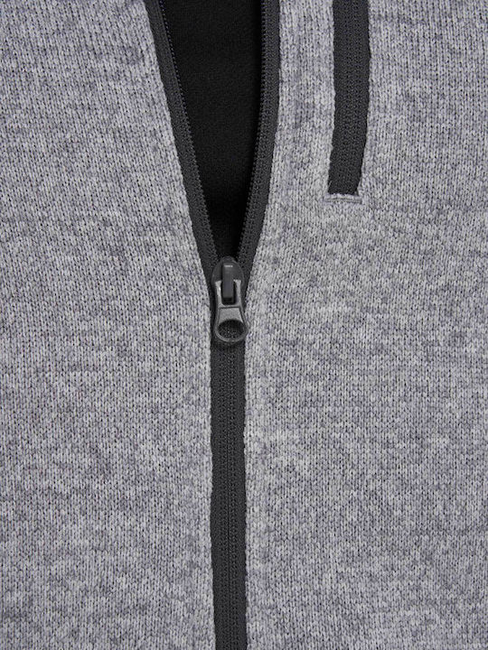 Ανδρική Ζακέτα Fleece Grey