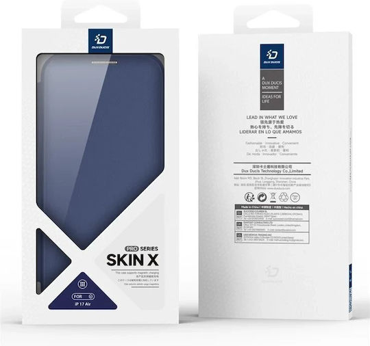 Dux Ducis Wallet Synthetic Leather / Silicone Blue (iPhone Air)