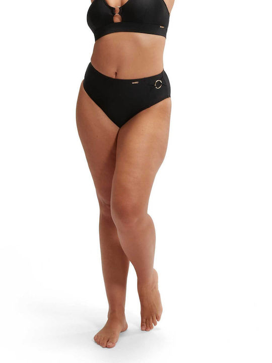 Bikini Slip Hohe Taille Black