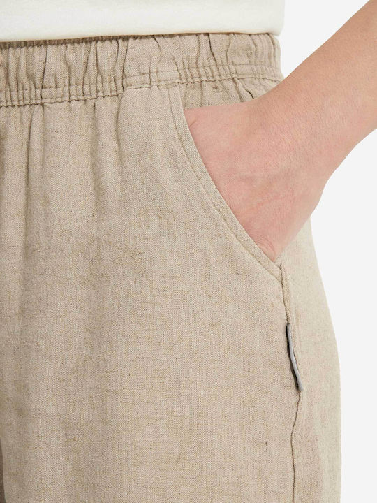 Women's Linen Shorts Brown