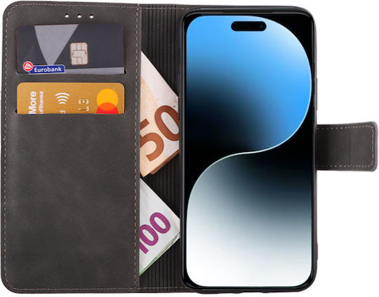 Lime Essential Magnet Book Δερματίνης / Σιλικόνης Γκρι (iPhone 16 Plus)