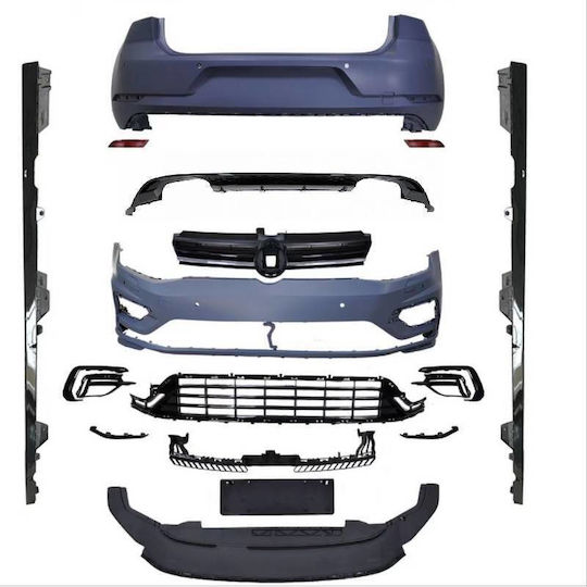 Комплект За Тяло Vw Голф Vii 7 13-17 Ъпгрейд До 7.5 17-19 R Look