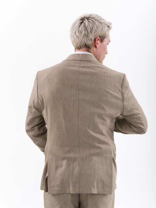 Men's Summer Suit Camel