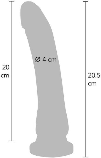 ToyJoy Get Real Dong Realistisches Dildo Mit Saugnapf Black 22cm