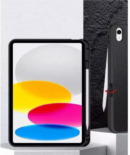 Tech-Protect Flip Cover Negra (iPad 10,9” 10/2022, iPad 11” 11/2025) TPSCPIPAD10B