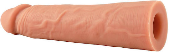 Hidden Desire Inferno Penis Sleeve Liquid Silicone 20 Cm Μπεζ