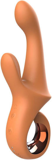 Dream Toys Mini Διπλός Δονητής με Απομακρυσμένο Έλεγχο 3.2cm Πορτοκαλί