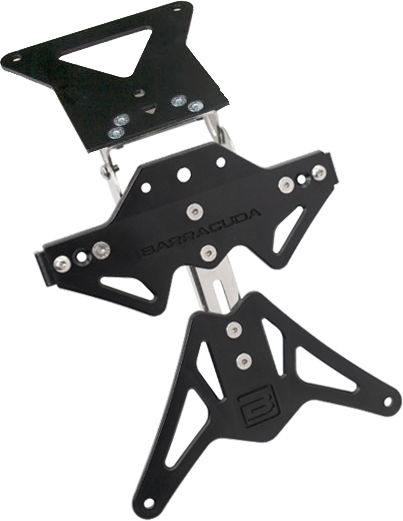 Barracuda Foldable Motorcycle License Plate Holder