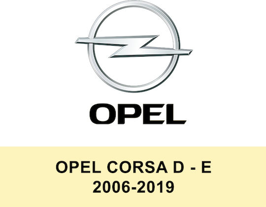 Perflex Set of Front and Rear Mats 4pcs Tray Type for Opel Corsa D-E 2006-2019 Black