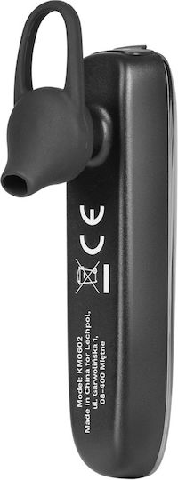 Kruger & Matz Traveler K14 In-ear Bluetooth Handsfree Ακουστικά Μαύρα