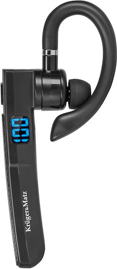 Kruger & Matz Traveler K16 In-ear Bluetooth Handsfree Ακουστικά Μαύρα