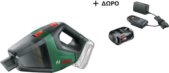 Bosch UniversalVac 18 Car Handheld Vacuum with Cigarette Lighter Cable 12V Without Battery Green