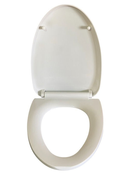 Capac WC Închidere lentă Plastic Turcoaz