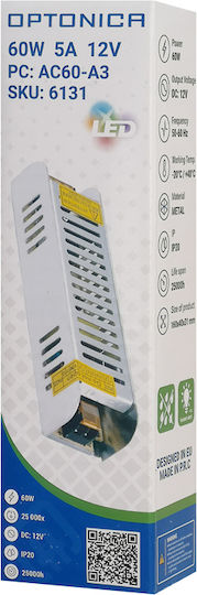 Optonica LED-Netzteile IP20 Leistung 60W mit Ausgang 12V