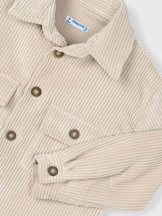 Kids Shirt Long Sleeve Light Grey