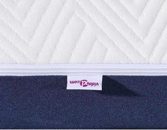 vidaXL Matratzentopper King Size Polyester 200x200cm