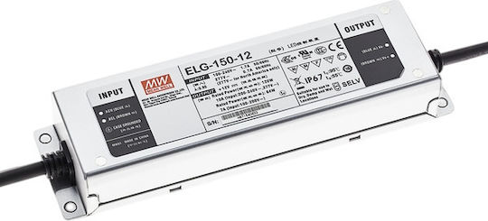 Mean Well LED Power Supply Waterproof IP67 Power 120W with Output Voltage 12V