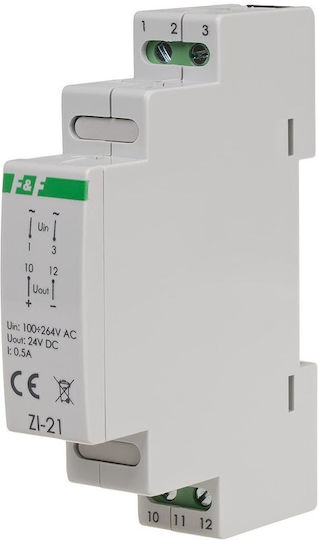F&F Τροφοδοτικό LED Ισχύος 12W με Τάση Εξόδου 24V