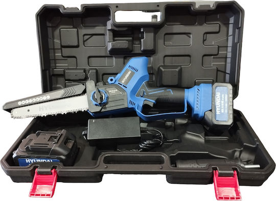 Hyundai Pruning Battery Chainsaw 2x3Ah 21V 1.9kg with 20.3cm Blade