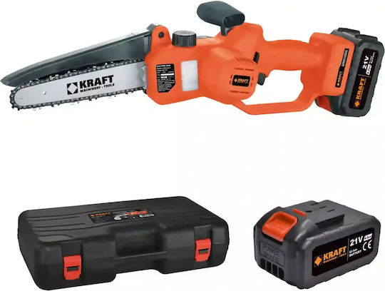 Kraft Pruning Battery Chainsaw 1x4Ah Brushless 21V 2.1kg with Blade 20cm
