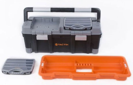 Tactix Hand Tool Case Plastic with Tobacco Case Dimensions: W66xD30xH28cm