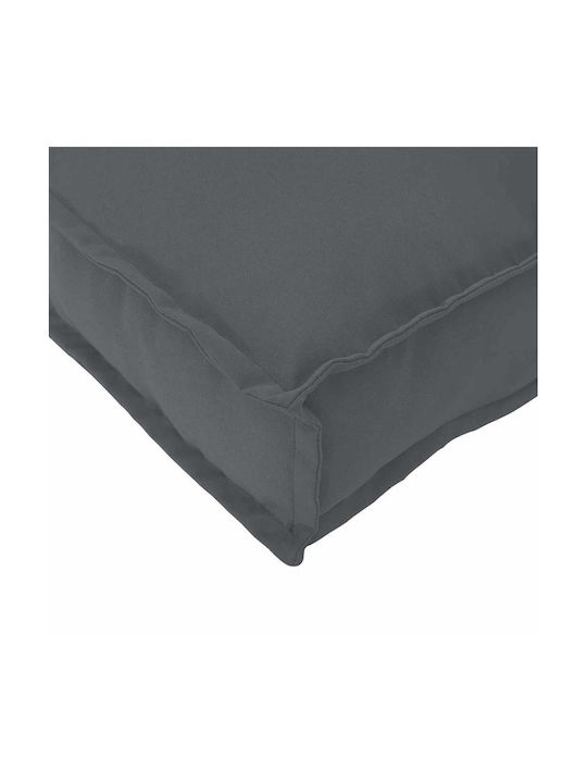 vidaXL Palette Bench Cushion with Backrest Anthracite 2 pcs 50x50 cm