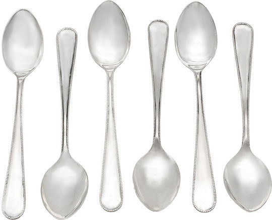 Savvas Design Μεταλλικά Ασημί 15cm ΚΟΥ00075 6τμχ